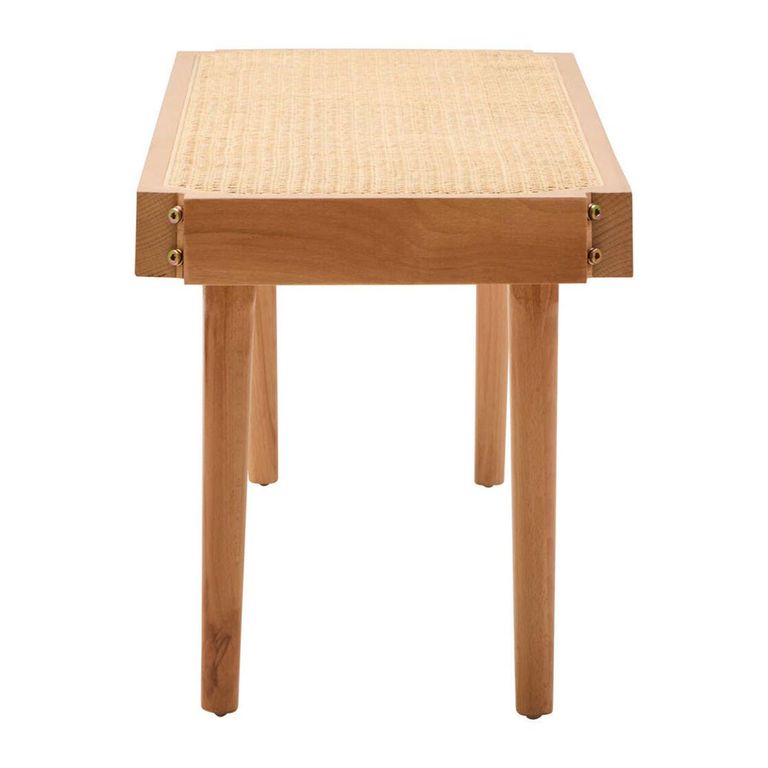 Cebu Bench - Natural Cane and Beech Wood