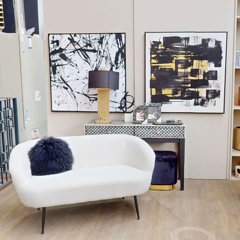 Hartford Bench - Black Velvet Fabric