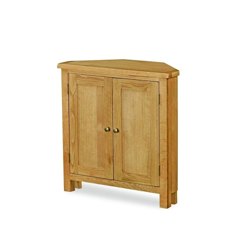 Salisbury Lite Corner Cupboard - 2 Door - Oak