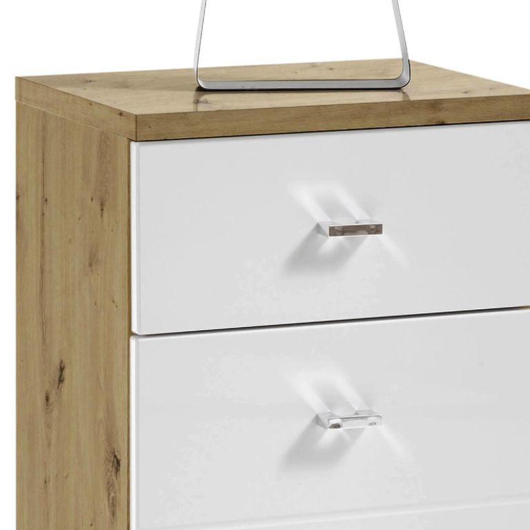 Pool White Gloss Storage Cabinet - 1 Door