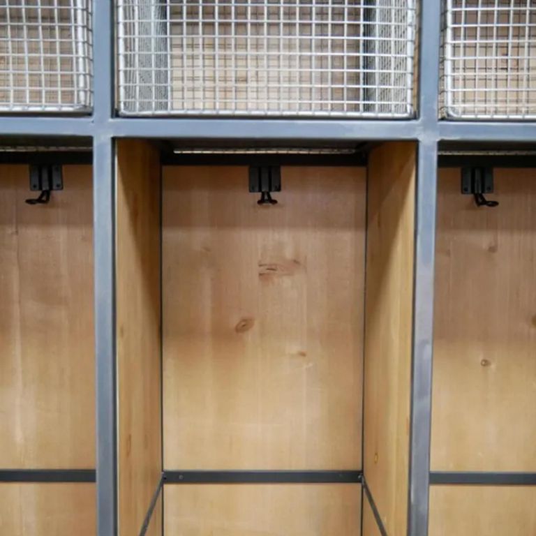 Clearance - Hall Stand - Fir Wood and Metal - FSS16446