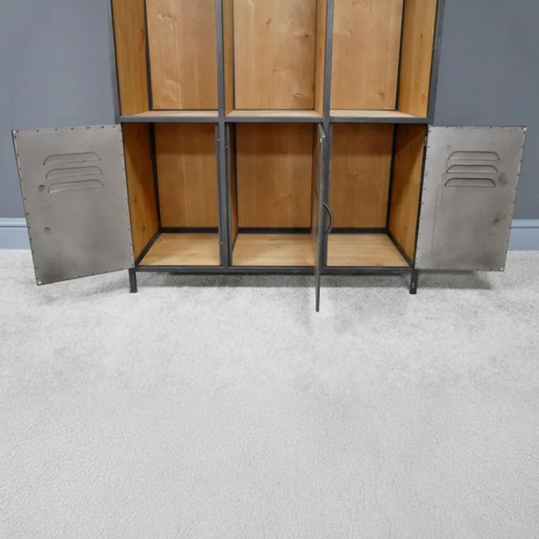 Clearance - Hall Stand - Fir Wood and Metal - FSS16446