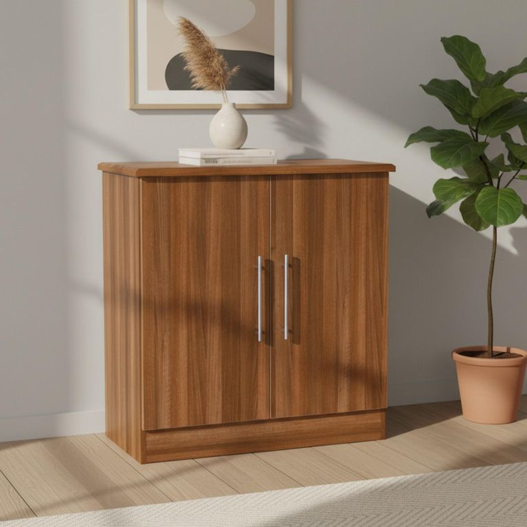 Sherwood Hall Cabinet - 2 Door - Walnut