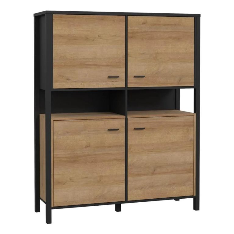 High Rock Cabinet - 4 Door - Oak