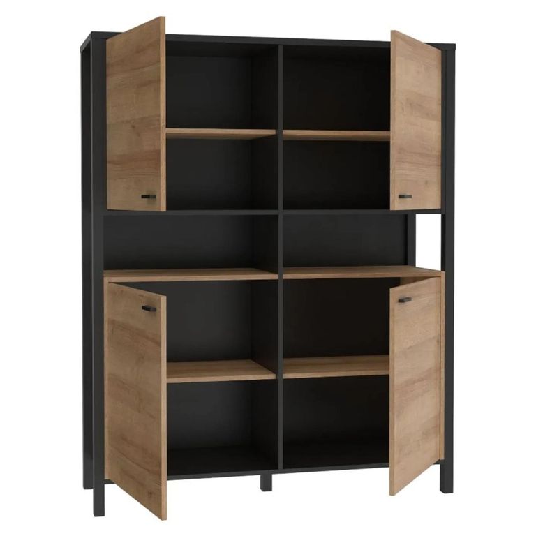 High Rock Cabinet - 4 Door - Oak