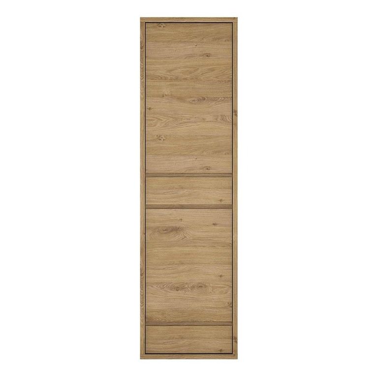 Shetland Display Cabinet - 2 Door - 2 Drawer - Narrow - Oak