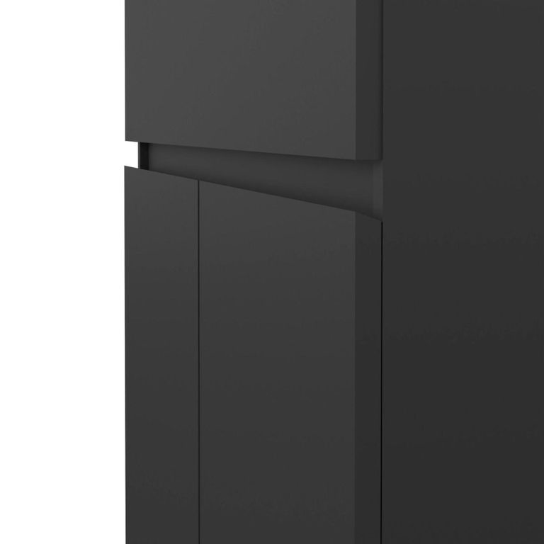 Naia Cabinet - 2 Door - Black