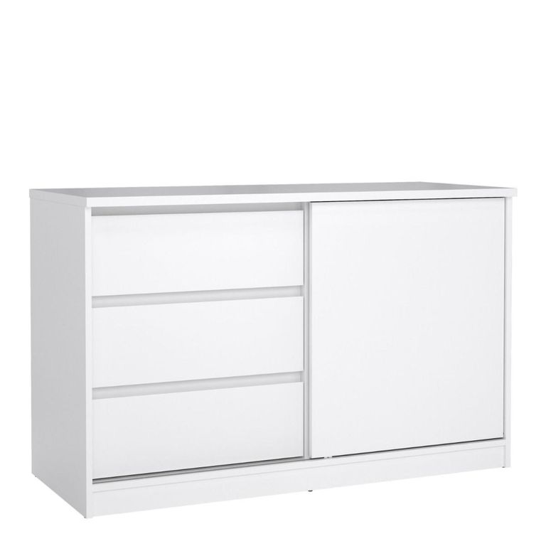 Naia Cabinet - Sliding Door - White Gloss