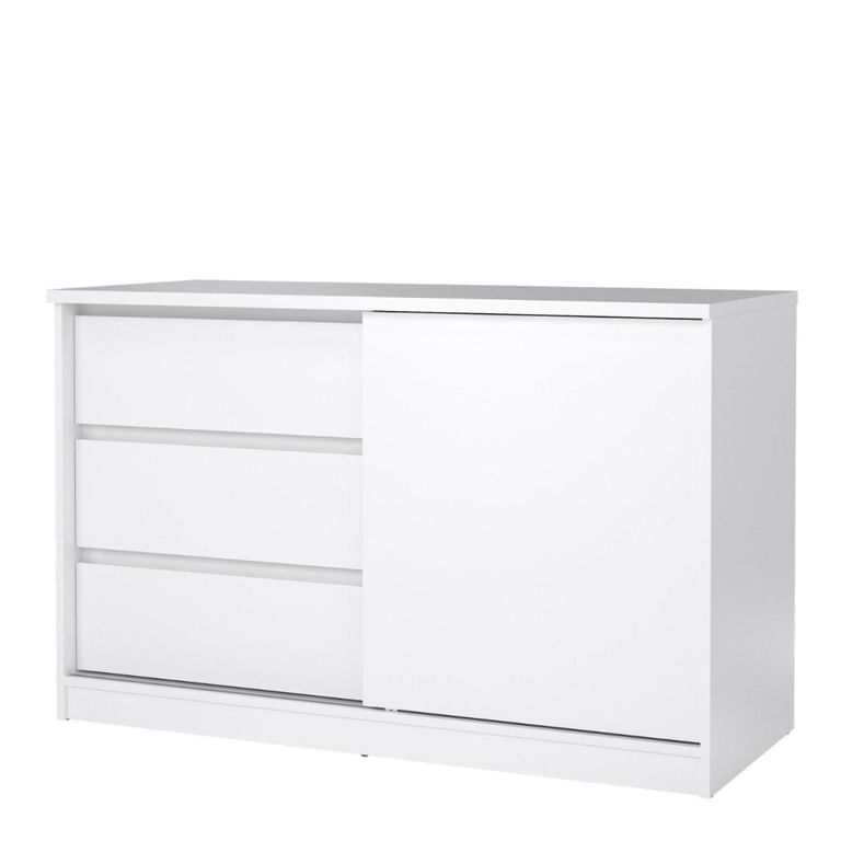 Naia Cabinet - Sliding Door - White Gloss
