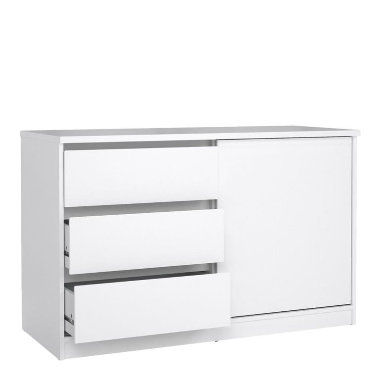 Naia Cabinet - Sliding Door - White Gloss