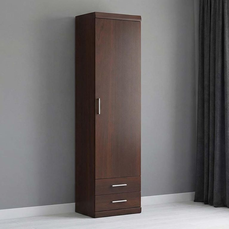 Imperial Display Cabinet - 1 Door - Narrow - Mahogany