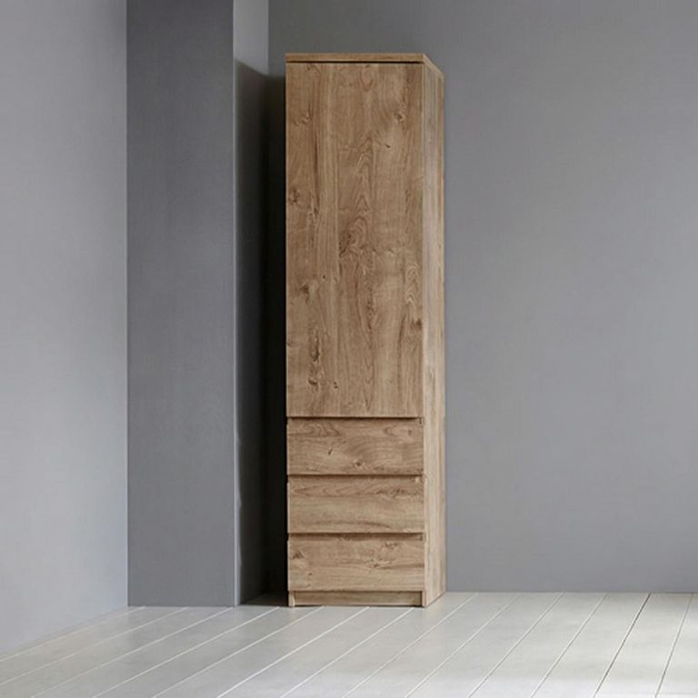 Fribo Cabinet - 1 Door - Narrow - Oak