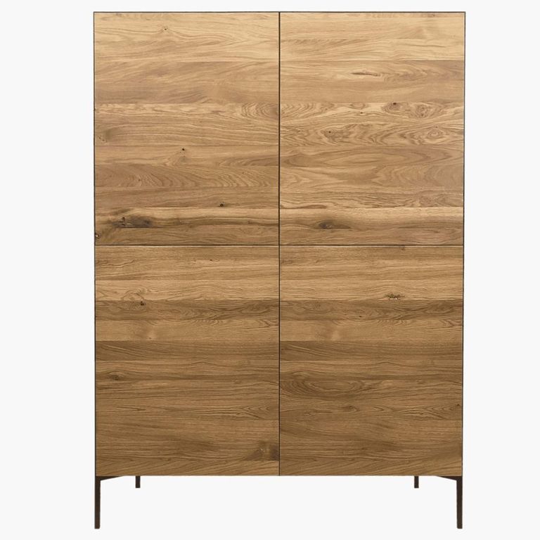 Helga Hall Cabinet - 4 Door - Oiled Oak - Variation Available