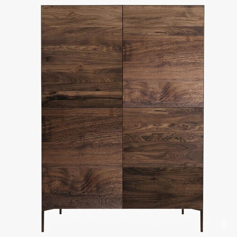 Helga Hall Cabinet - 4 Door - Oiled Walnut - Variation Available