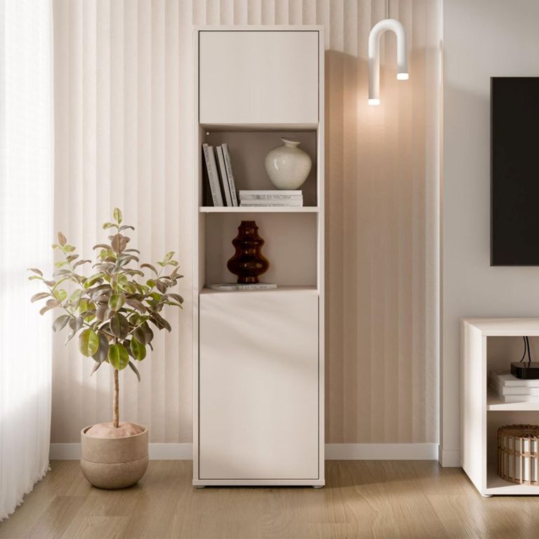 Alice Springs Storage Cabinet - 2 Door - Tall - Sand