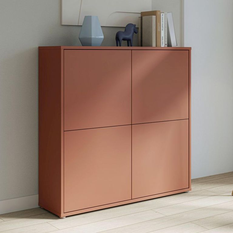 Alice Springs Storage Cabinet - 4 Door - Large - Terracotta