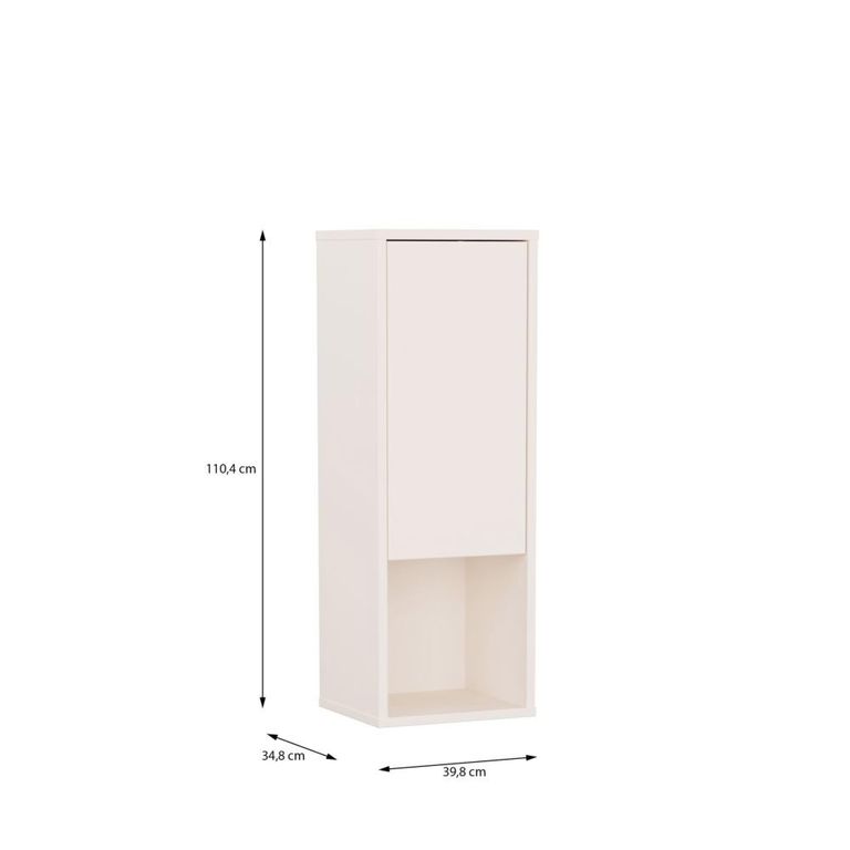 Alice Springs Cupboard - 1 Door - Narrow - Sand
