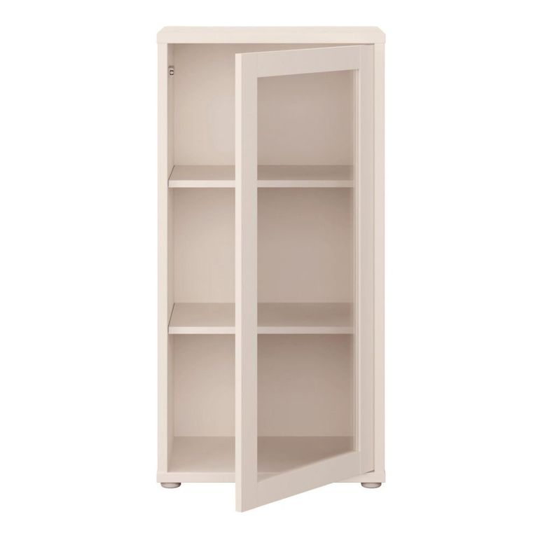 Alice Springs Cupboard - 1 Door - Glass - Sand