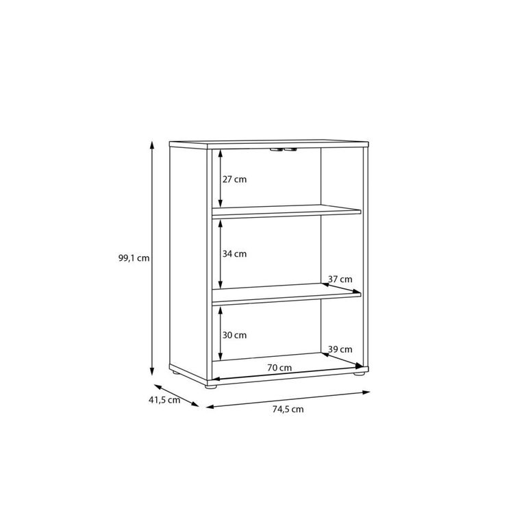 Alice Springs Cupboard - 2 Door - Elegancia Oak