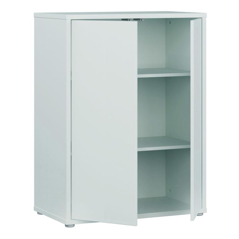 Alice Springs Cupboard - 2 Door - Light Grey