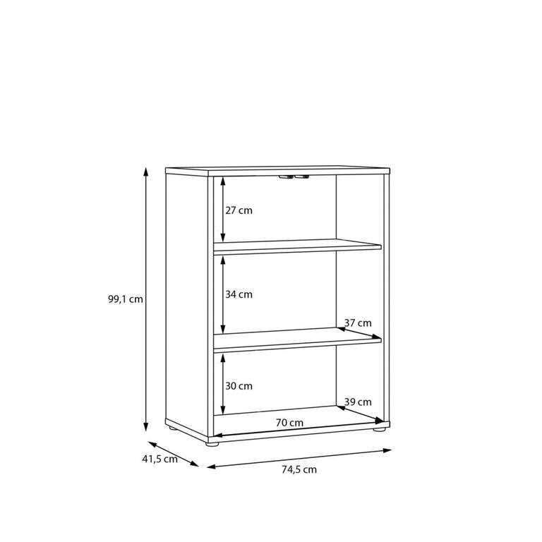 Alice Springs Cupboard - 2 Door - Light Grey