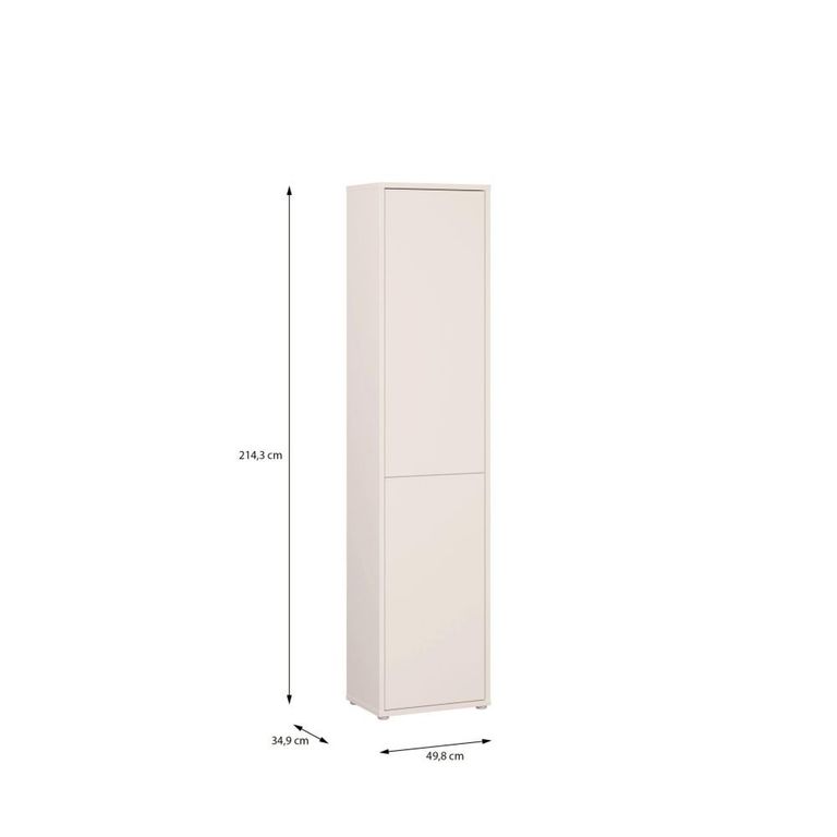 Alice Springs Cupboard - 2 Door - Tall - Sand