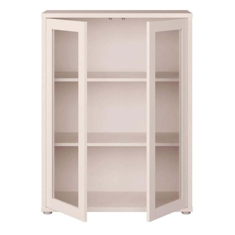 Alice Springs Cupboard - 2 Door - Glass - Sand