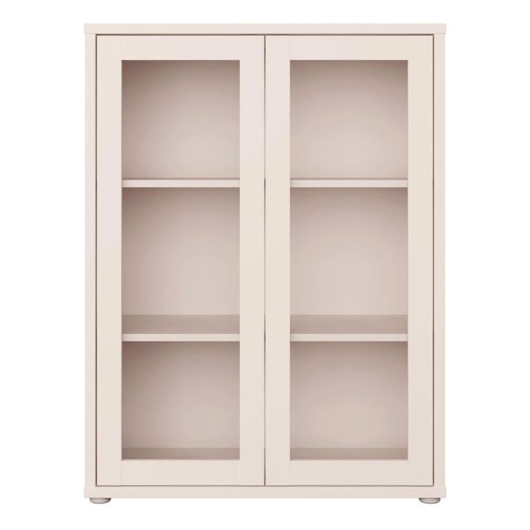 Alice Springs Cupboard - 2 Door - Glass - Sand
