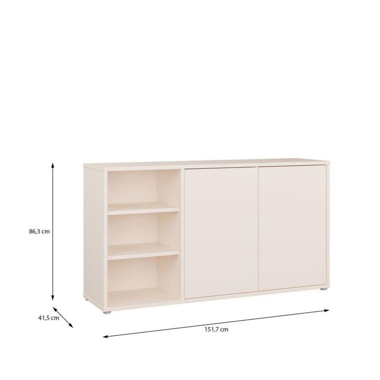 Alice Springs Hall Cabinet - 2 Door - Sand