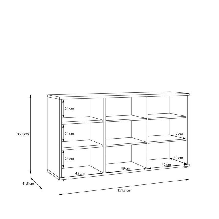 Alice Springs Hall Cabinet - 2 Door - Sand