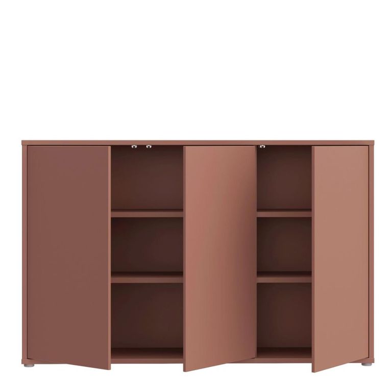 Alice Springs Hall Cabinet - 3 Door - Terracotta