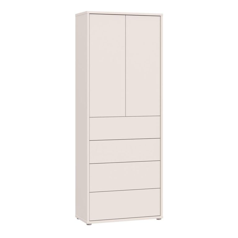 Alice Springs Storage Cabinet - 2 Door - 4 Drawer - Tall - Sand