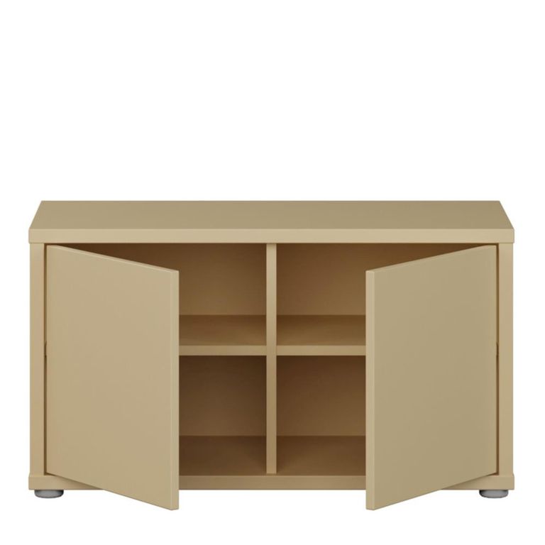 Alice Springs Storage Cabinet - 2 Door - Butter Yellow