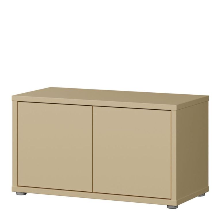 Alice Springs Storage Cabinet - 2 Door - Butter Yellow