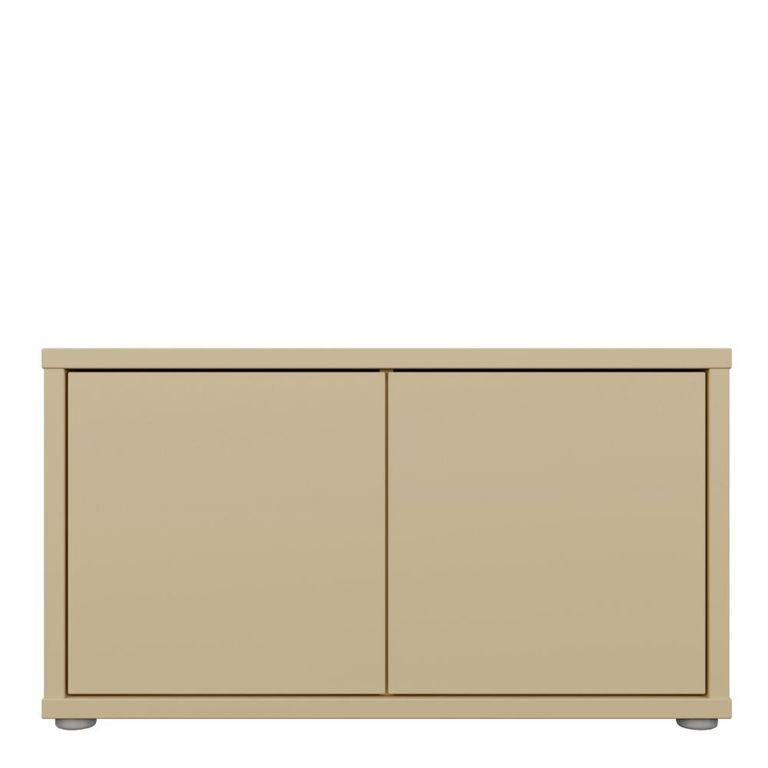Alice Springs Storage Cabinet - 2 Door - Butter Yellow