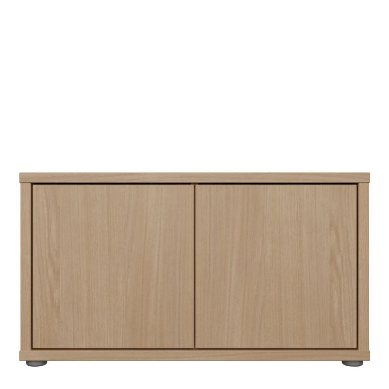 Alice Springs Storage Cabinet - 2 Door - Elegancia Oak