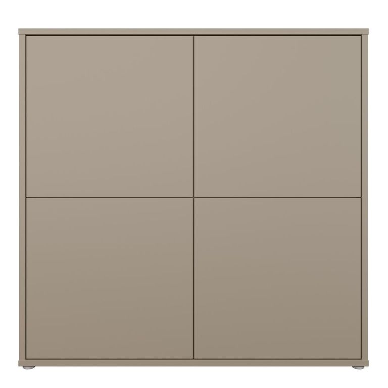 Alice Springs Storage Cabinet - 4 Door - Large - Taupe