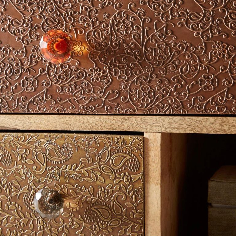 Sorio Storage Cabinet - 3 Door 3 Drawer - Reclaimed Wood