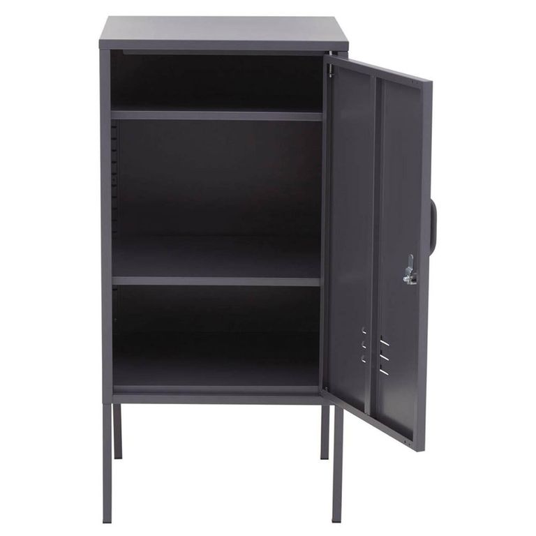 Academy Metal Cabinet - 1 Door - Grey