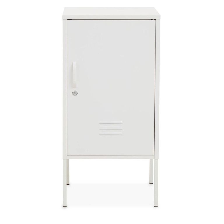 Academy Metal Cabinet - 1 Door - White