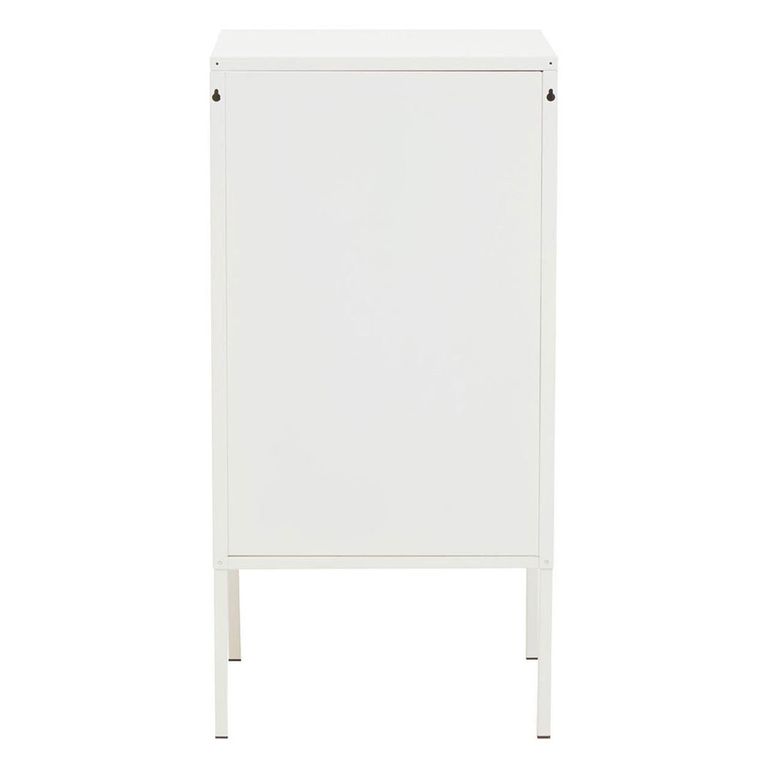 Academy Metal Cabinet - 1 Door - White