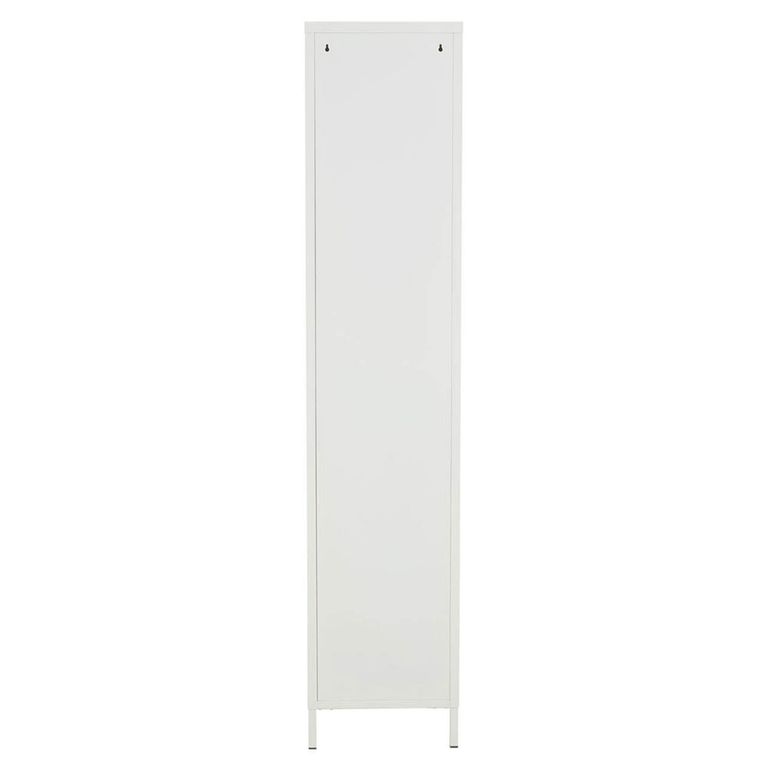 Academy Metal Tall Cabinet - 1 Door - White