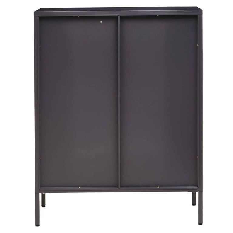 Acier Metal Cabinet - 2 Door - Grey