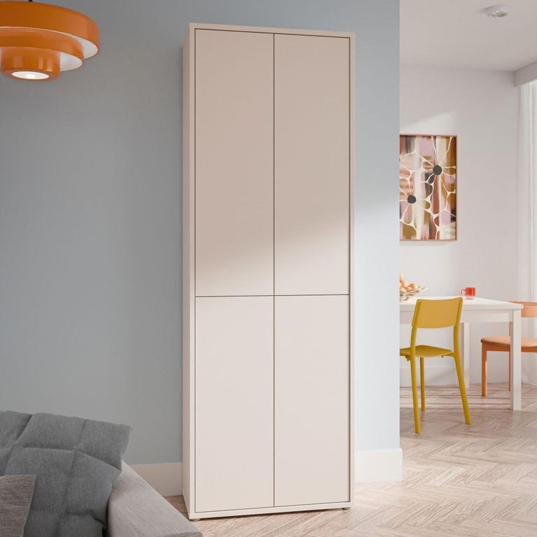 Alice Springs Storage Cabinet - 4 Door - Tall - Sand