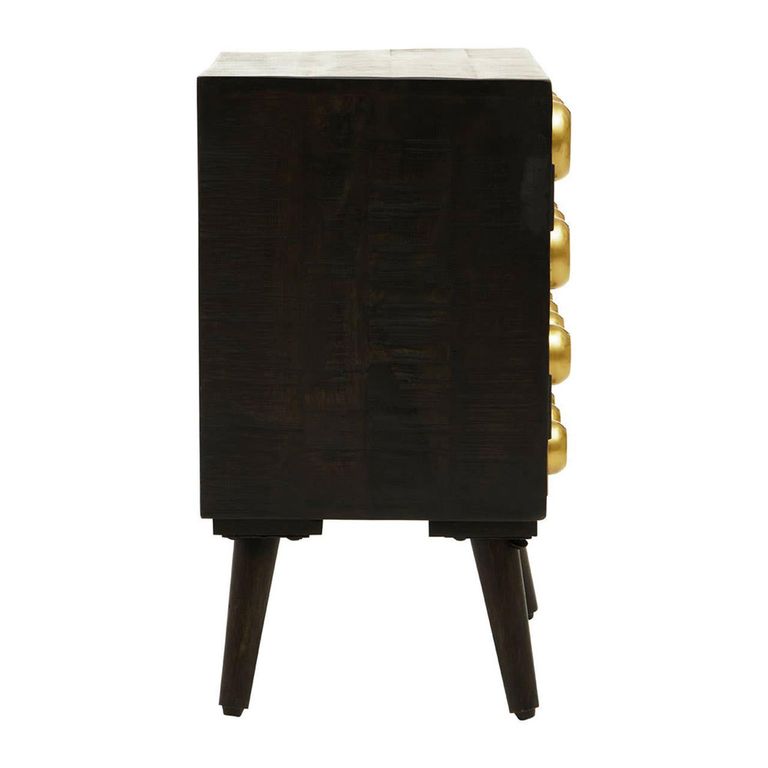 Arti Cabinet - 1 Door - Black - Mango Wood
