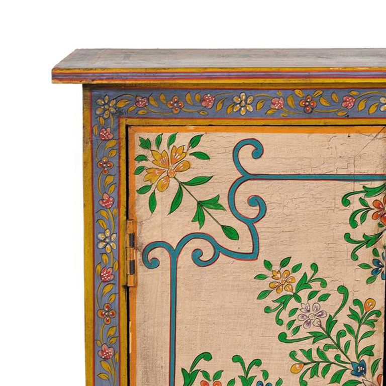 Ballinger Hall Cabinet - Mango Wood - Painted - 2 Door