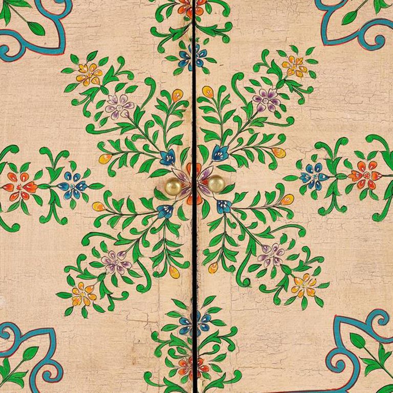 Ballinger Hall Cabinet - Mango Wood - Painted - 2 Door