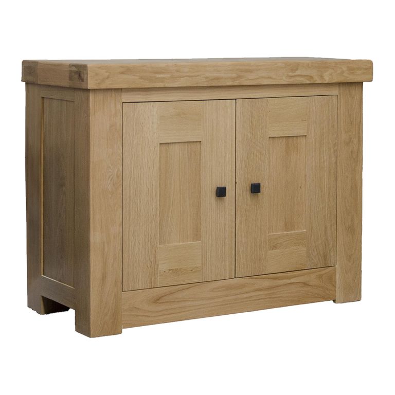Chunky Occasional Cupboard - 2 Door - Oak