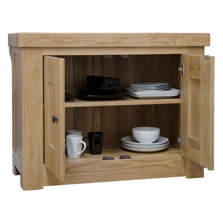 Chunky Occasional Cupboard - 2 Door - Oak