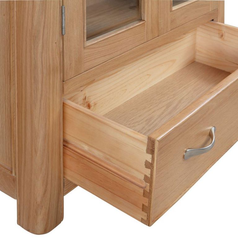 Clarion Display Cabinet - 2 Door - Oak